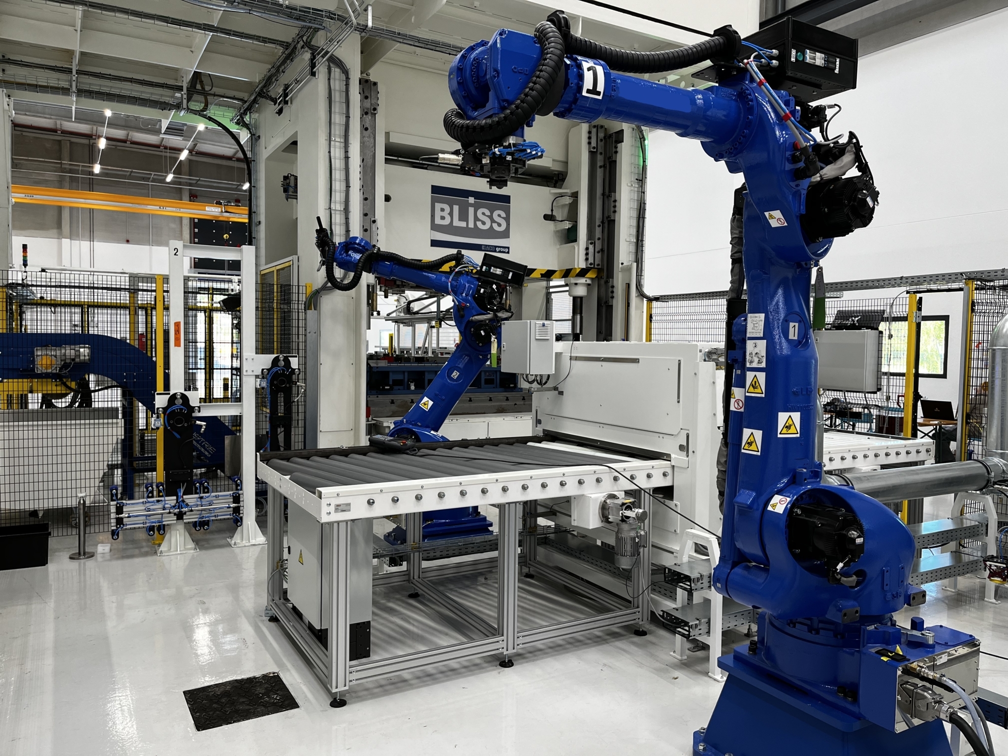 Presse robots système de lubrification